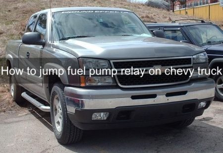 how to jump fuel pump relay on chevy truck