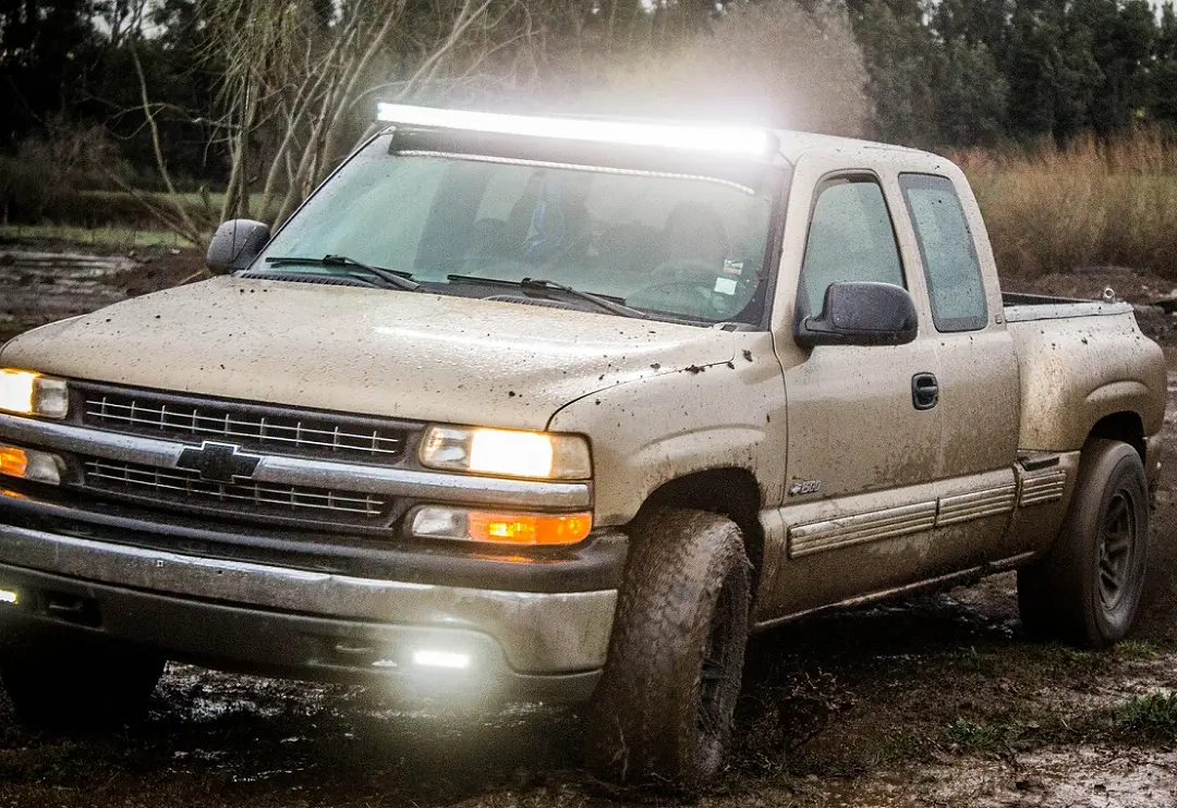 how to make low beams stay on with high beams silverado